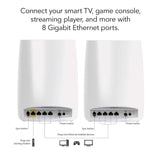 NETGEAR Orbi Ultra-Performance Whole Home Mesh WiFi System - 3Gbps over 5,000 sq. feet, AC3000 (RBK50)