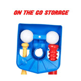 T-Ball Set for Toddlers, Kids, Baseball Tee Game Includes 6 Balls, Adjustable T Height - for Boys & Girls Age 2-12 Yrs Old