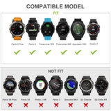 ANCOOL Compatible with Fenix 5 Band Easy Fit 22mm Width Soft Silicone Watch Replacement for Fenix 5/Fenix 5 Plus/Forerunner 935/Approach S60/Quatix 5
