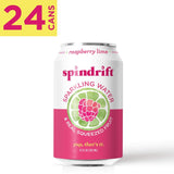 Spindrift Sparkling Water, Raspberry Lime Flavored, Made with Real Squeezed Fruit