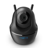 Reolink WiFi Camera Indoor 4MP HD PT Baby Monitor, 2.4/5 GHz Wireless Cameras for Home Security with Pan Tilt, Night Vision, Two Way Audio Black