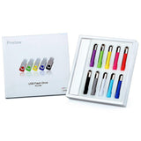 Flash Drive 16GB USB 2.0 10 Pack Swivel Blank Memory Stick Pnstaw Bulk Thumb Drive Pen Drives Jump Drive (10 Pack,Multi-Color)