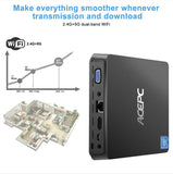 Mini PC,Intel Atom Z8350 Windows 10 Pro Mini Computer 4GB DDR 64GB eMMC,Support 4K HD,HDMI+VGA Output,2.4G/5G WiFi AC,2.5 inch SSD,Bluetooth