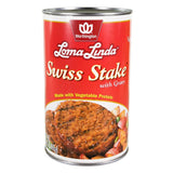 Loma Linda - Sustainable Plant-Based - Swiss Stake with Gravy (47 oz.) - Kosher