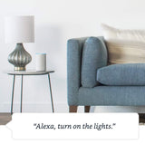 Echo (2nd Generation) - Smart speaker with Alexa and Dolby processing - Heather Gray Fabric