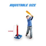 T-Ball Set for Toddlers, Kids, Baseball Tee Game Includes 6 Balls, Adjustable T Height - for Boys & Girls Age 2-12 Yrs Old