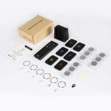 Key Finder, AOJI Mini Item Tracker Wireless RF Locator, 80dB Sound Beep, 100ft Work Range, Red Indicator, 2 Extra Batteries