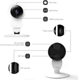 Vodool 1080p Home Camera, Indoor IP Surveillance Home Security Camera System Night Vision