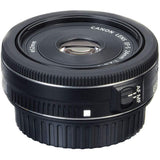 Canon EF-S 24mm f/2.8 STM: (9522B002) Lens + AOM Pro Starter Kit Bundle - International Version (1 Year AOM Warranty)
