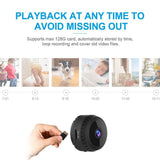AOBO Mini Spy Camera Wireless Hidden Home WiFi Security Cameras with App 1080P Night Vision Motion Activated Indoor Outdoor Small Nanny Cam