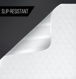 GORILLA GRIP Slip-Resistant Leak Proof Mattress Pad Protector, 52x34, Absorbs 8 Cups, Oeko Tex Certified, Waterproof Bed Wetting Incontinence Cover