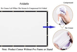 Mdbebbr 120 inch Projection Screen 16:9 HD Foldable Anti-crease Portable Projector Movies Screen