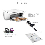 HP DeskJet 2655 All-in-One Compact Printer, HP Instant Ink & Amazon Dash Replenishment ready - White (V1N04A)