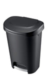 Rubbermaid NEW 2019 VERSION Step-On Lid Trash Can for Home, Kitchen, and Bathroom Garbage, 13 Gallon, Black
