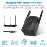 WiFi Extender- WiFi Range Extender Up to 750Mbps, WiFi Signal Booster, 2.4 & 5GHz Dual Band WiFi Repeater