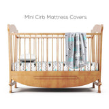 Pack n Play Stretchy Fitted Pack n Play Playard Sheet Set-Brolex 2 Pack Portable Mini Crib Sheets,Convertible Playard Mattress ，Elephant & Whale