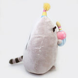 GUND Pusheen Snackables Birthday Cupcake Plush Stuffed Animal, Gray, 10.5"