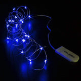 Fairy String Lights, 12 Pack Blue Fairy Lights Battery Operated, 3.3ft 20 LEDs Halloween Lights