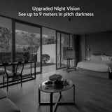 YI Smart Home Camera 3, AI-Powered 1080p 2.4G Wi-Fi Indoor Security Camera System with 24/7 Emergency Response, Human Detection, Sound Analytics