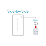 Kenmore 79551012010 9890 Replacement Refrigerator Water Filter White