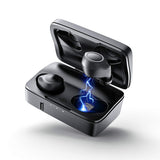 ENACFIRE Bluetooth 5.0 Wireless Headphones, Future Plus Wireless Earbuds 104 Cycle Playing Time IPX8 Waterproof Deep Bass Bluetooth Headphones