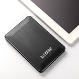 2.5" 120GB Ultra Slim Portable External Hard Drive USB3.0 HDD Storage Compatible for PC, Desktop, Laptop(Black)
