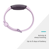 Fitbit Inspire HR Heart Rate & Fitness Tracker, One Size (S & L bands included), 1 Count