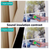 Bedroom Full Blackout Curtain Panels (Set of 2 PCs, 42 by 63 inches, Biscotti Beige)