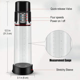 Rechargeable Automatic Penis Vacuum Pump with 4 Suction Intensities for Stronger Bigger Erections, PALOQUETH Electronic Male Enhancement Penis Pump