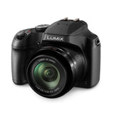 Panasonic Lumix DC-FZ80 Digital Point & Shoot Camera - Bundle with 16GB SDHC Card, Camera Bag, Cleaning Kit, Memory Wallet, Card Reader