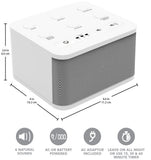 Big Red Rooster White Noise Machine | Sleep Sound Machine For Sleeping | 6 Soothing Sounds | White Noise Machine For Office Privacy