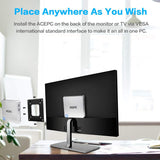Mini PC,ACEPC T11 Windows 10 Pro(64-bit) Intel x5-Z8350 Fanless Mini Computer with HDMI/VGA Port,4K HD,4GB/64GB eMMC,2.4/5G WiFi,Gigabit Ethernet