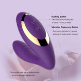 Clitoral Sucking Vibrator with Clitoris and G-Spot Stimulation, Wearable Dildos Couple Vibrators with 10 Suction & Vibration Settings, Rechargeable