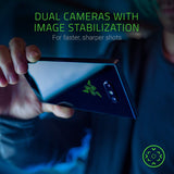 Razer Phone 2 (New): Unlocked Gaming Smartphone – 120Hz QHD Display – Snapdragon 845 – Wireless Charging Chroma  8GB RAM - 64GB - Mirror Black Finish
