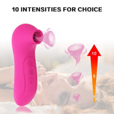 Clitoral Sucking Vibrator with 10 Intensities Modes for Women, Adorime Waterproof Rechargeable Quiet Clitoris Nipples Suction Stimulator