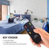 Key Finder,WOSPORTS Item Tracker Wireless RF Item Locator with Loud Beeping Sound,100ft Support Remote Control,Upgrade Long Lasting Batteries