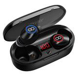Bluetooth Headphones, VEATOOL 5.0 Binaural Call True Wireless Earbuds 20H Playtime HD Stereo Bass Sound Mini in Ear Bluetooth Earphones