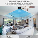 Mini Spy Camera WiFi Small Wireless Hidden Video Camera Full HD 1080P Audio Night Version Motion Sensor Support SD Card for iPhone Android