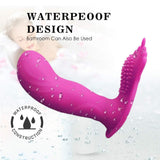 Wearable Vibrator Clitoris and G-Spot Stimulator Remote Control Vibrate Masturbation Dildo Toys for Adult,Invisible Wearable Vibrating Wand USB