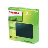 Toshiba HDTB420XK3AA Canvio Basics 2TB Portable External Hard Drive USB 3.0, Black