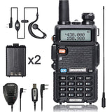 BaoFeng Walkie Talkie UV-5R Dual Band Two Way Radio with one more 1800mAh UV5R Battery