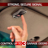 Genie 3-Button Garage Door Opener Remote - Controls Up To 3 Genie Garage Door Openers - Compatibility Only With Genie Intellicode  - Model G3T-R