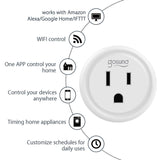 Smart plug, Gosund Mini Wifi Outlet Works With Alexa, Google Home & IFTTT, No Hub Required, Remote Control Your Home Appliances (4 Pieces)