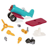 Battat – Take-Apart Airplane – Toy vehicle assembly playset with functional battery-powered drill - toy for kids aged 3 and up