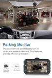 Dash Cam Front and Rear CHORTAU Dual Dash Cam 3 inch Dashboard Camera Full HD 170° Wide Angle Backup Camera with Night Vision WDR G-Sensor