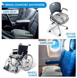 ComfiLife Gel Enhanced Seat Cushion - Non-Slip Orthopedic Gel & Memory Foam Coccyx Cushion for Tailbone Pain - Sciatica & Back Pain Relief