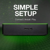 Seagate Game Drive for Xbox 4TB External Hard Drive Portable HDD – Designed for Xbox One (STEA4000402)