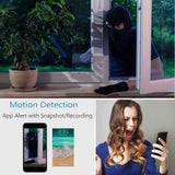 KAPOSEV Spy Camera WiFi Hidden Camera with Wireless Phone Charger, 1080P Security Cameras Hidden Nanny Cam with Motion Detection/Night Vision