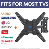 Mounting Dream Full Motion TV Wall Mounts Bracket with Perfect Center Design