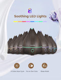 VicTsing Upgraded Mini Oil Diffuser 130ml, Easy to Use Super Quiet Essential Oil Diffuser, Aromatherapy Diffuser with Waterless Auto Shut-off(Black)